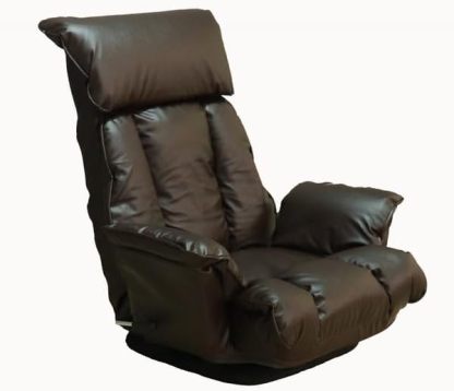 リクライニング チェア 昭和レトロ レトロモダンPVCレザーリクライニングチェア | ヴィンテージ風の味わい