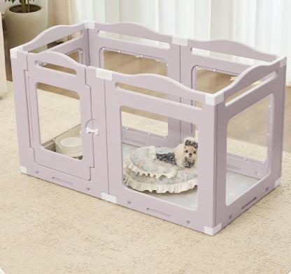 HDPE製全透明ペットサークル 小型 犬 サークル 小型 犬 用
