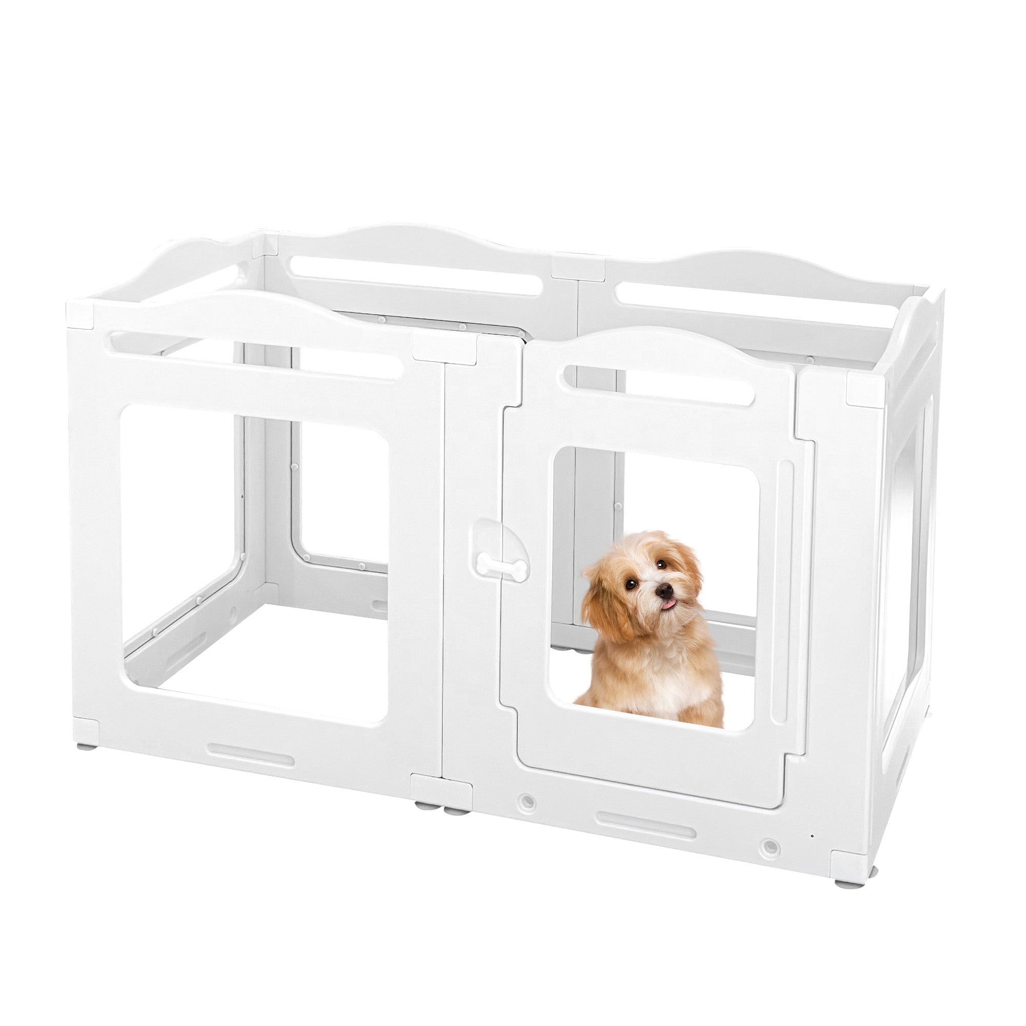 ペットサークル 透明パネル 50×60cmパネル6枚 ペットサークル 透明パネル 50×60cmパネル6枚 ペットサークル