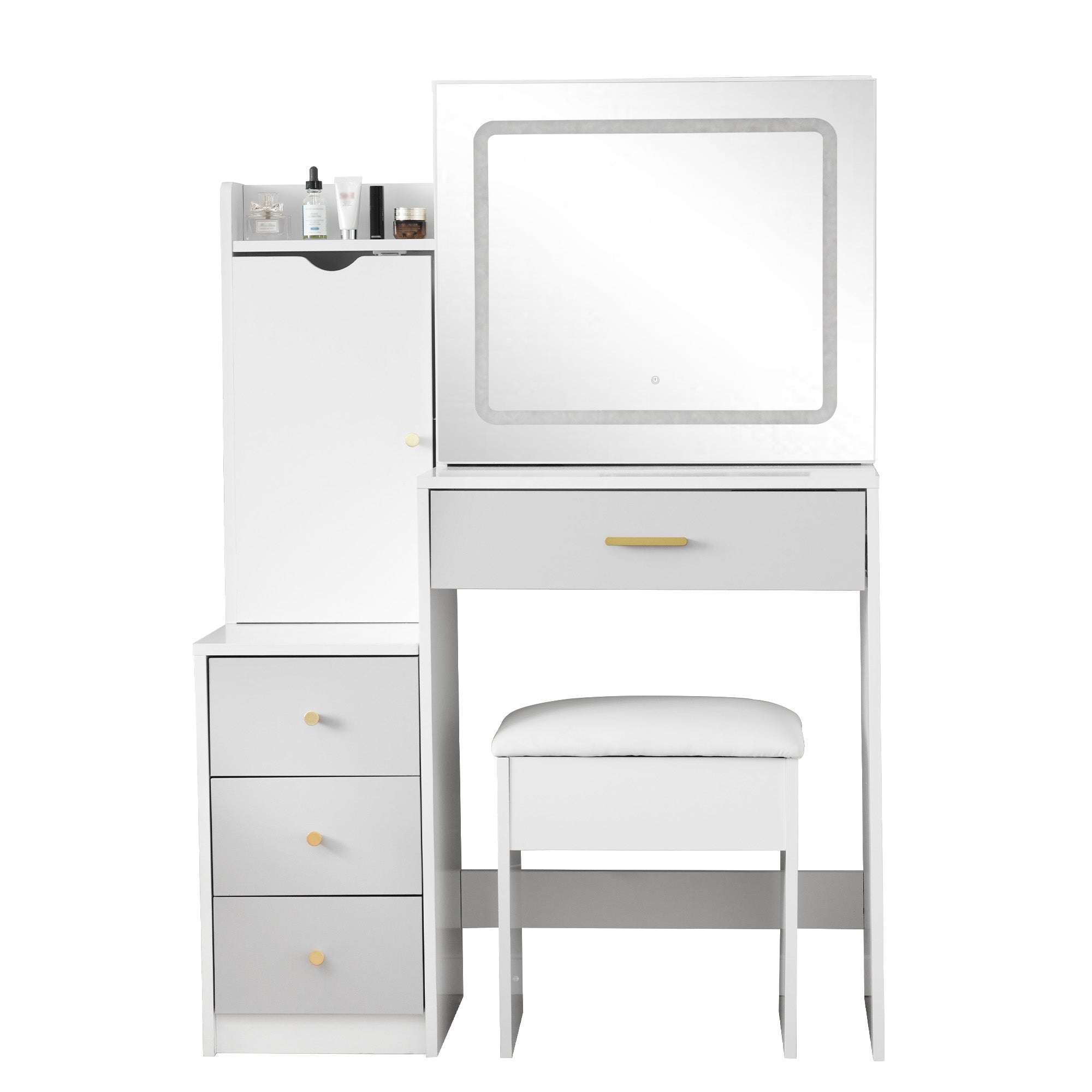 ୨୧ 木製ドレッサー&デスク ୨୧ Woody Select木製ドレッサーデスク | 省スペースで使いやすい多機能