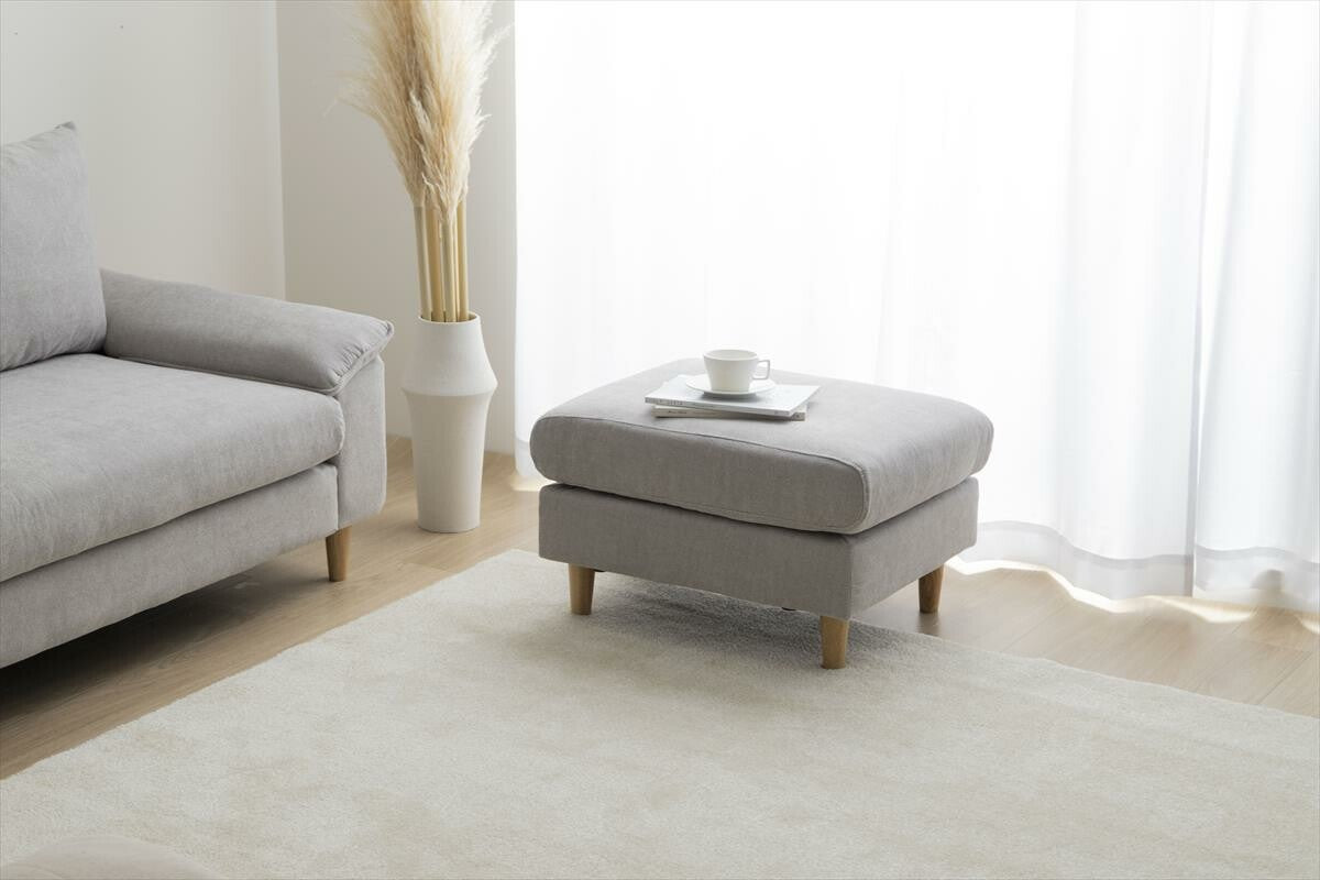 オットマン付き2人掛けソファ | 自由にレイアウトできるリラックス空間