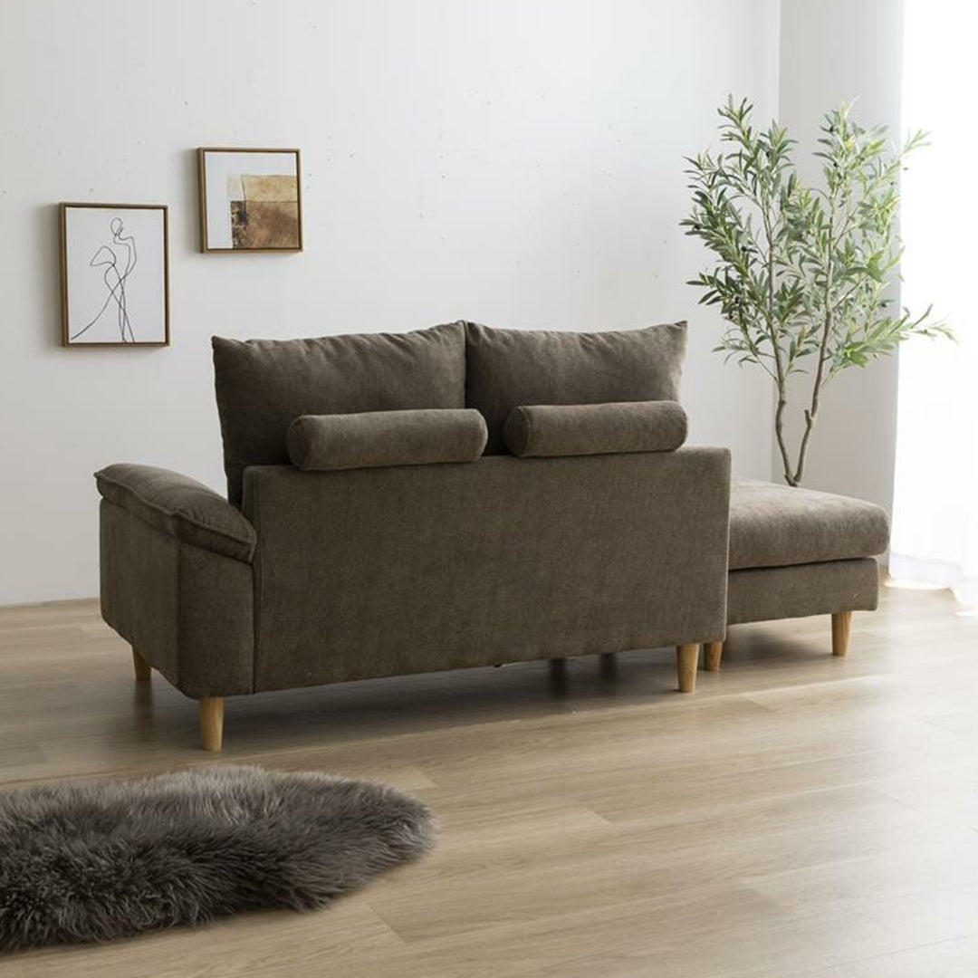 オットマン付き2人掛けソファ | 自由にレイアウトできるリラックス空間