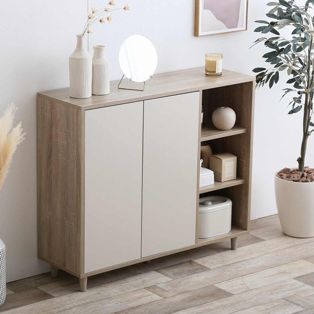 キャビネット グレー｜シックな収納で空間を演出【CAGUUU公式】