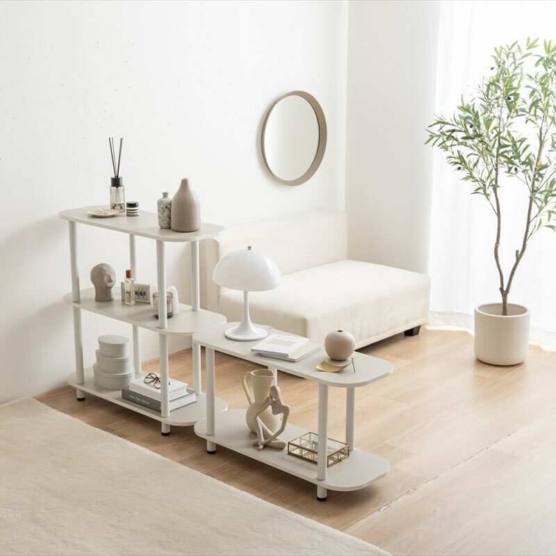 オープンラック 3段 韓国インテリア風 幅100cm （ ラック シェルフ