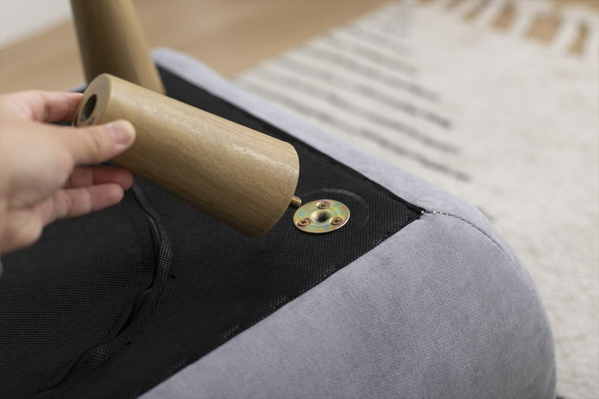 モダンふわもちオットマン | 足元しっかり癒される贅沢な