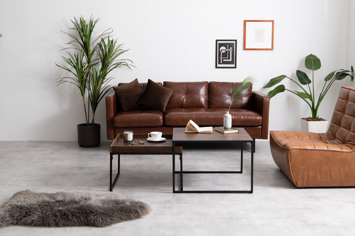 シンプルモダンネストテーブル2点セット – CAGUUU