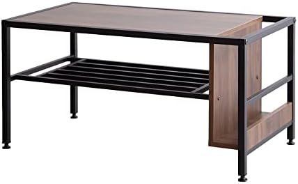 レトロモダン収納付きセンターテーブル | 片付くリビング、見映えも