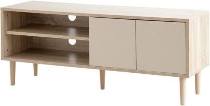 ナチュラルモダン木製バイカラーテレビボード ナチュラル モダン