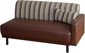 ヴィンテージモダン2人掛け ストライプベンチソファ | 上質