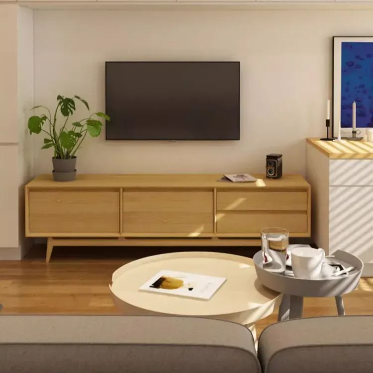 天然木クラシックテレビボード