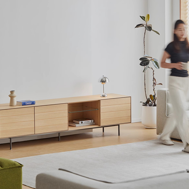 木製大容量テレビボード