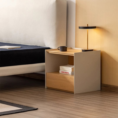 Woody Select収納付きベッドサイドテーブル