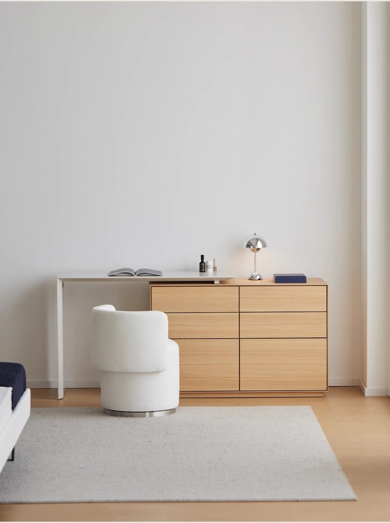 【専用】ドレッサー　テーブル Woody Select木製ドレッサーテーブル | 収納力抜群で多機能なモダン