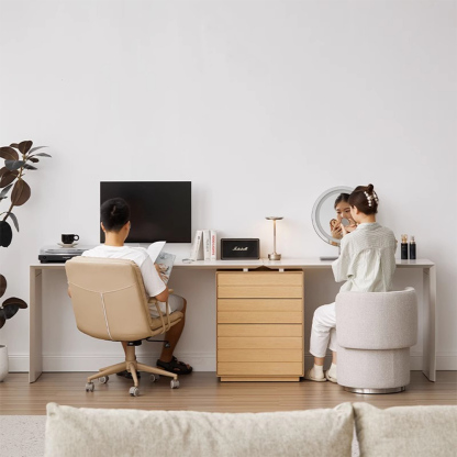 Woody Select木製ドレッサーデスク