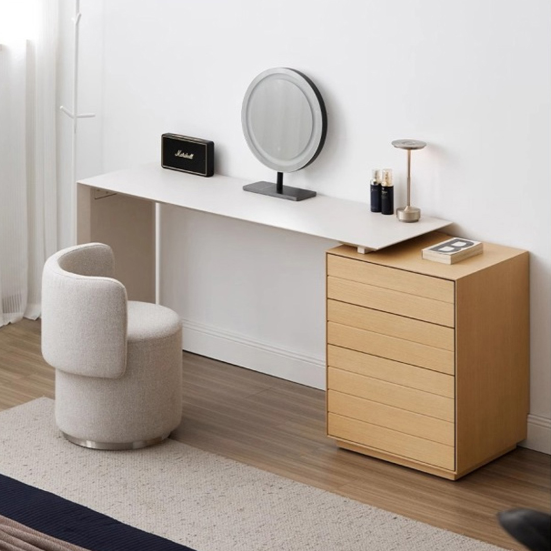 木製ドレッサー・デスク Woody Select木製ドレッサーデスク | 省スペースで使いやすい多