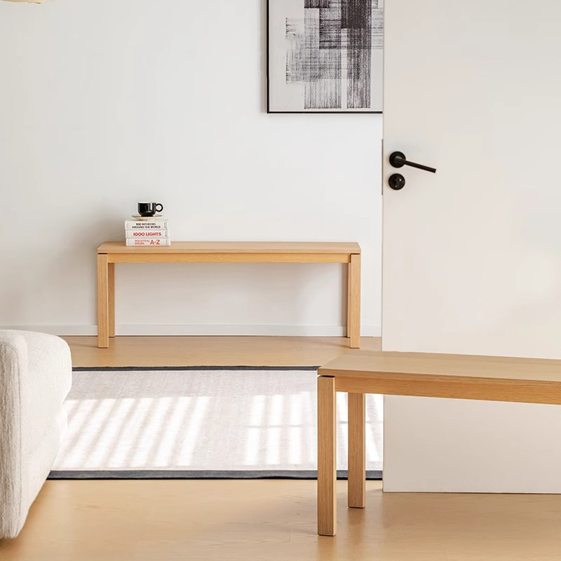 Woody Selectナチュラルウッドベンチ | エレガントなラインと高級感