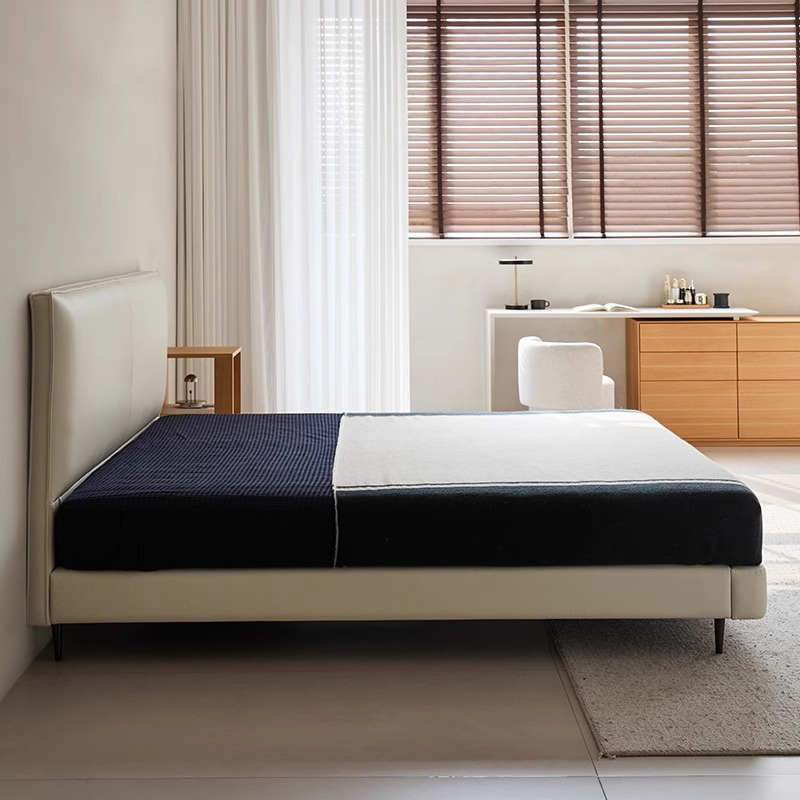 Woody Select本革ファブリックベッド