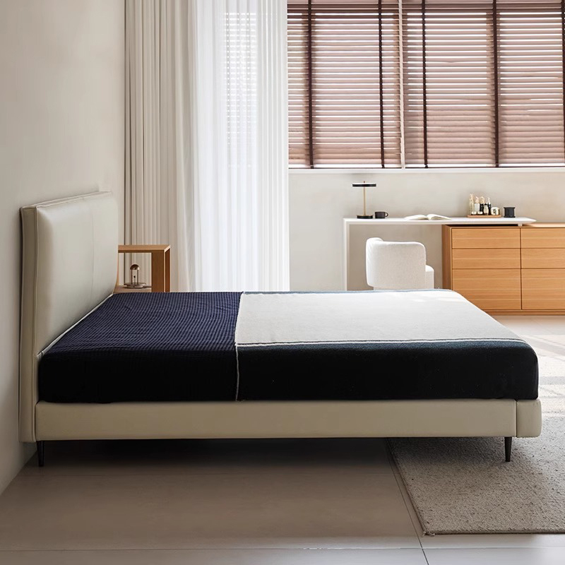 Woody Select本革ファブリックベッド