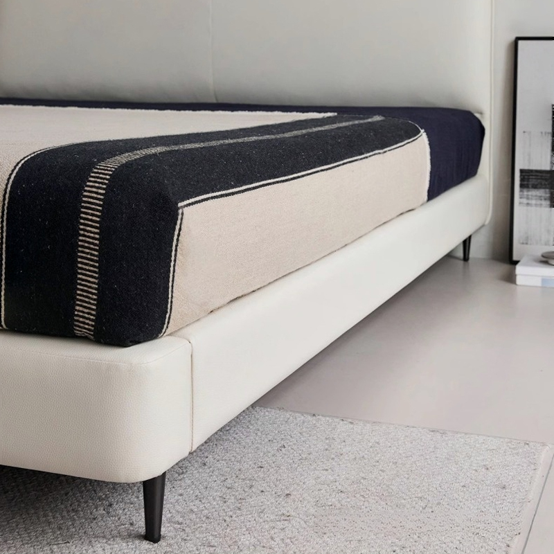 Woody Select本革ファブリックベッド