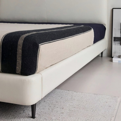 Woody Select本革ファブリックベッド