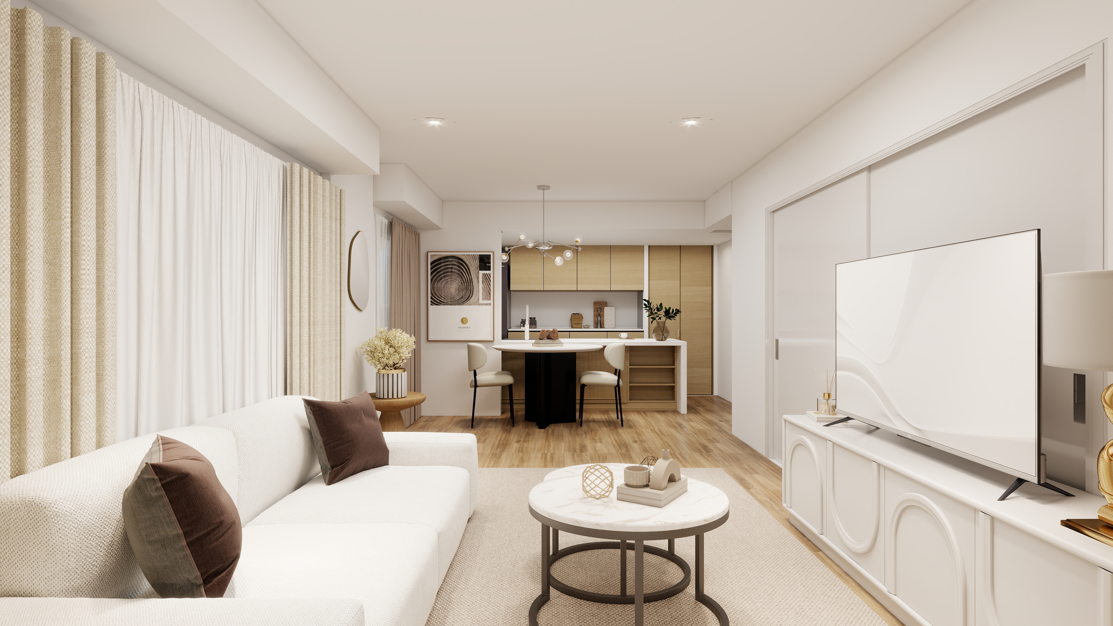 どんな部屋タイプにも合わせやすいベーシックデザイン♪❤高級木目調★キャビネット どんな部屋タイプにも合わせやすいベーシックデザイン♪❤高級木目調