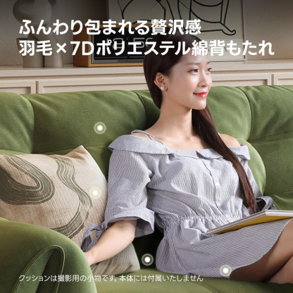 スワンアームレストコンフォートソファ