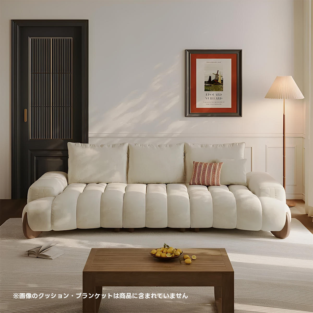 ①ソファ　 macomoco 安心に囲まれるハイバックローソファー「KACOMI SOFA」の商品