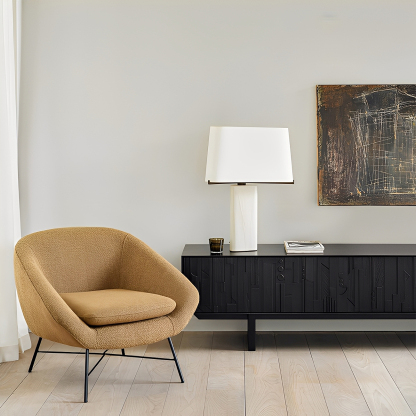 ストライプデザインテレビキャビネット