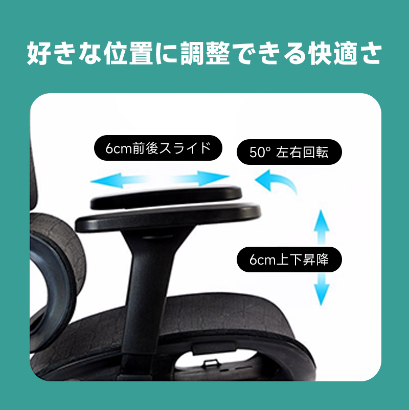 エルゴノミックリクライニングオフィスチェア