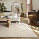 Cotton 高級ニュージーランド産ウールラグ