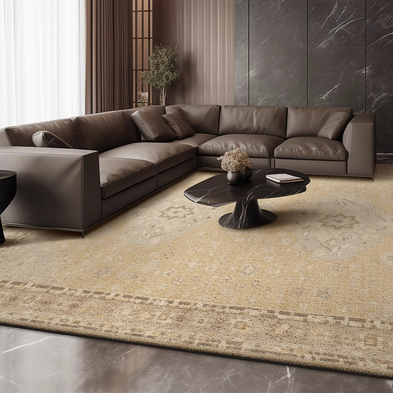 Antique Rose 高級ニュージーランド産ウールラグ | 高密度で汚れに強く