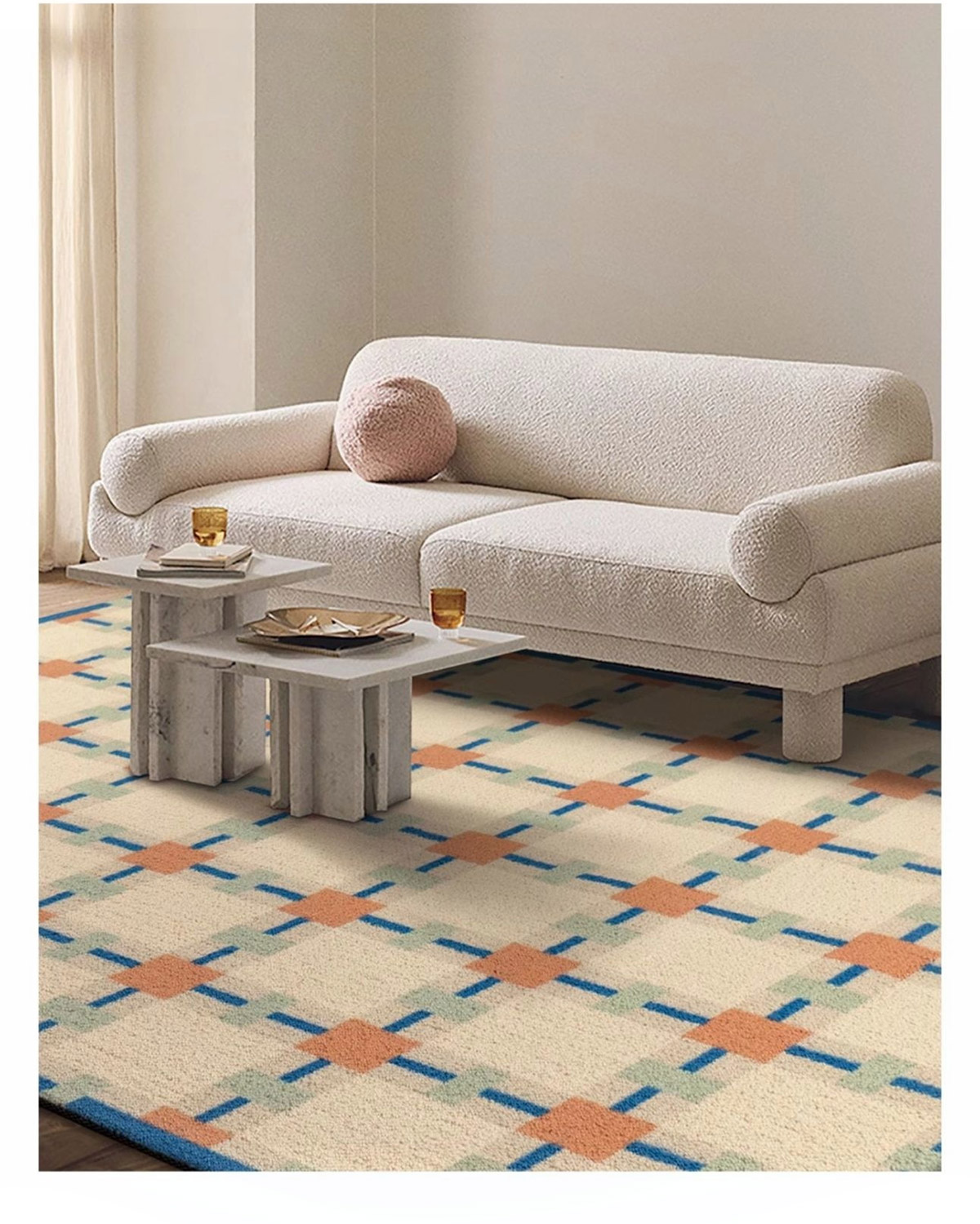 レトロチックウールラグ | 高級感と自然素材の融合 – CAGUUU