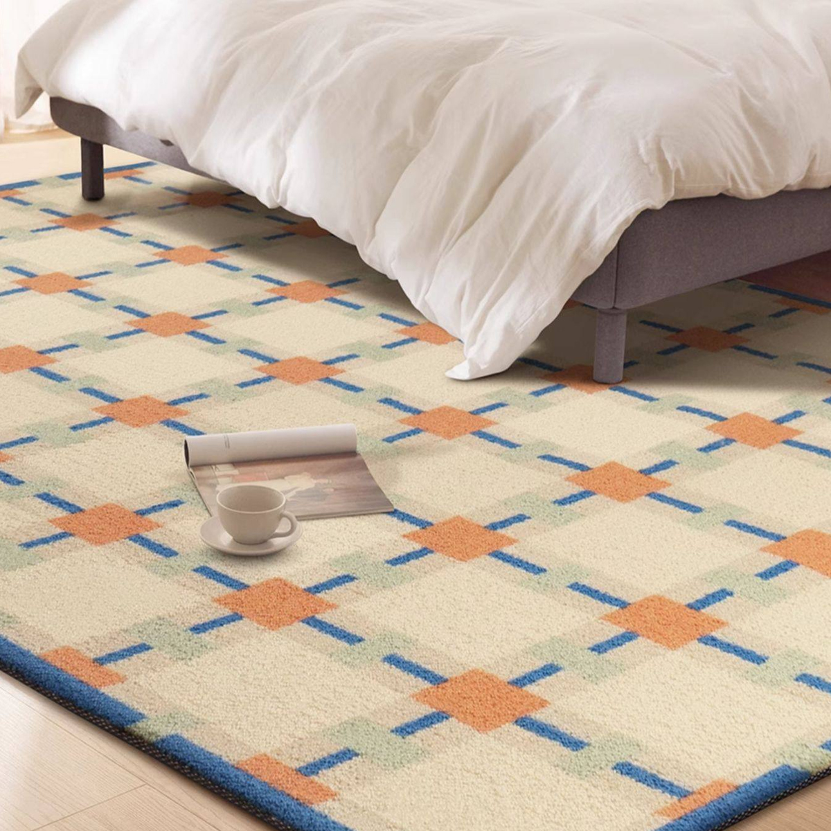 レトロチックウールラグ | 高級感と自然素材の融合 – CAGUUU