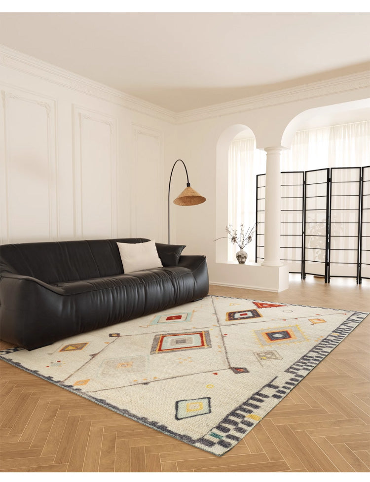 Morocco 高級ニュージーランド産ウールラグ | 防汚性能に優れた