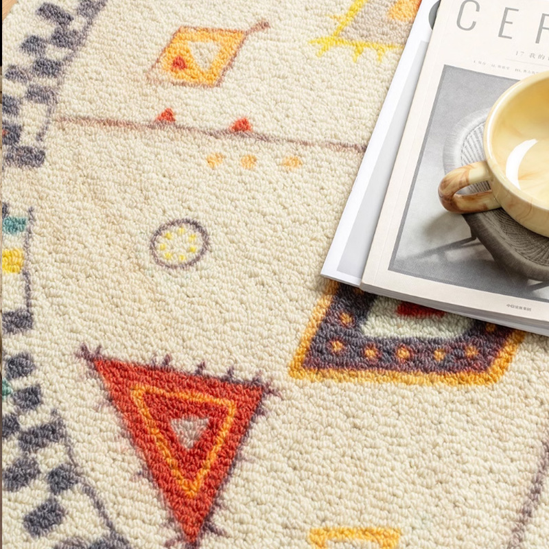 Morocco 高級ニュージーランド産ウールラグ | 防汚性能に優れた