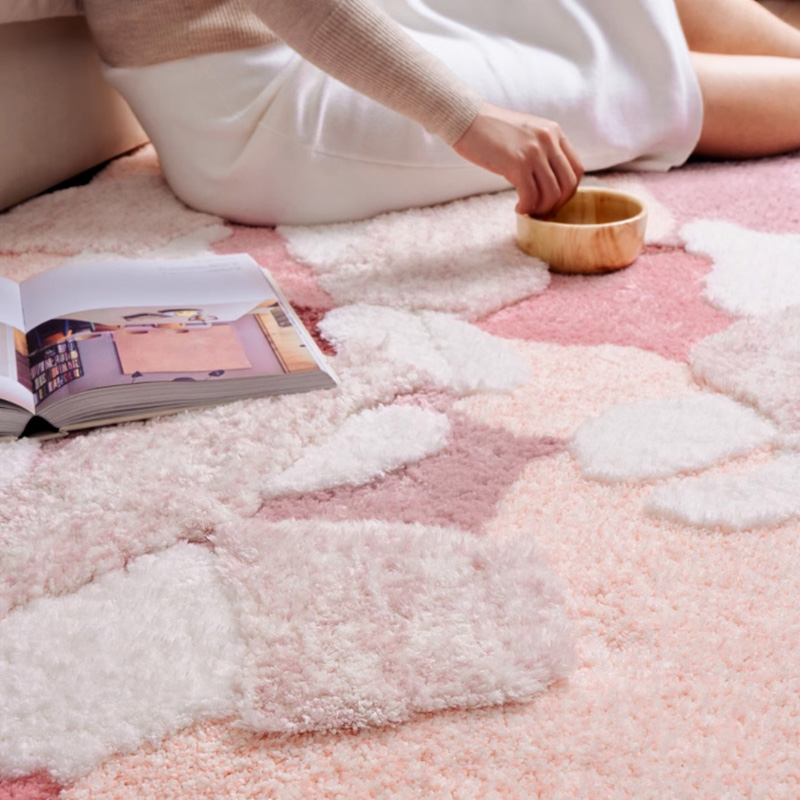 Sakura ふわふわ柔らかラグ