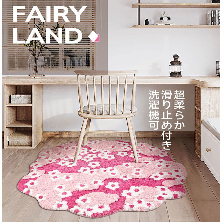 Fairyland ふわふわ柔らかラグ | デリケート肌に優しい滑り止めラグ