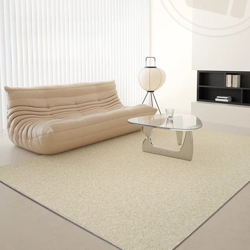 無地 高級ニュージーランド産ウールラグ