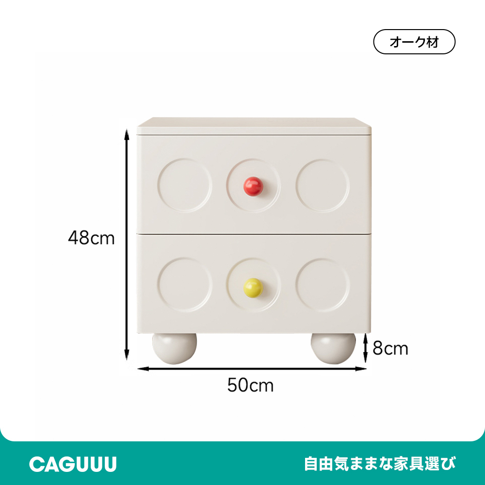 木製デザインナイトテーブル