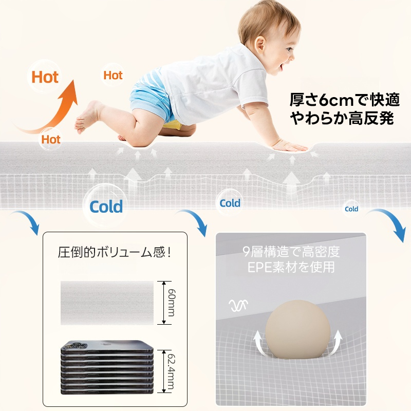やわらか転倒防止マット