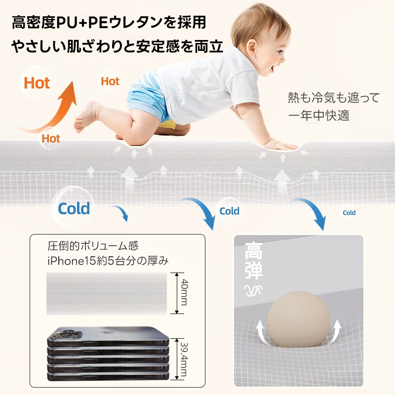 イージーケア転倒防止マット