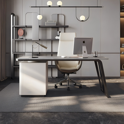 アングルレッグオフィスデスク