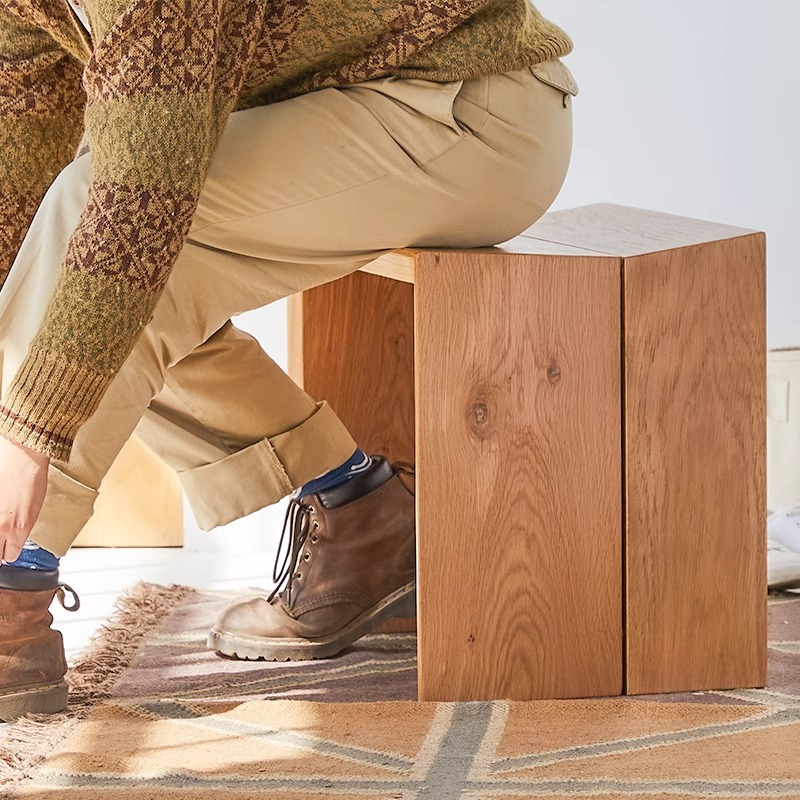 木製スクエアスツール