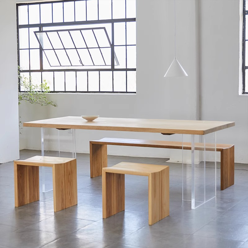 木製スクエアスツール