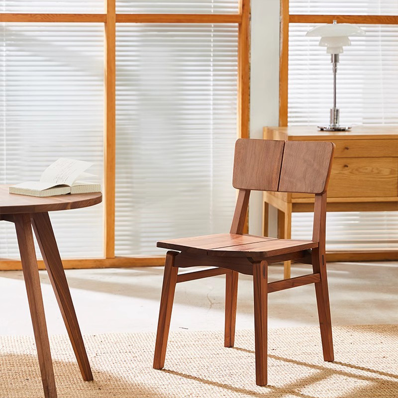 木製ローバックチェア