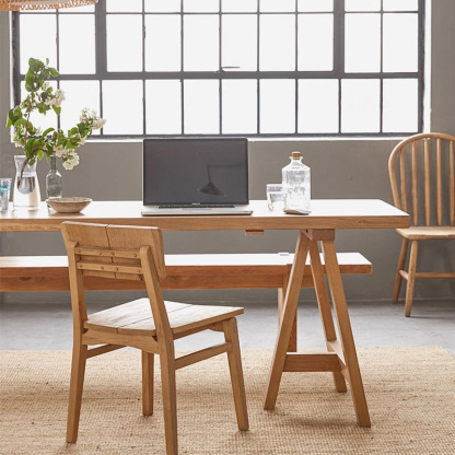 木製ローバックチェア