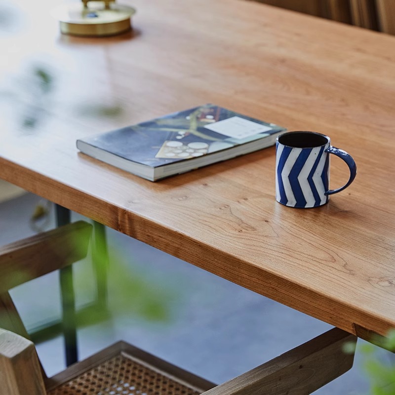 アクリル木製ダイニングテーブル