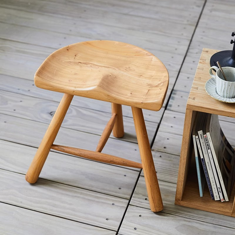 和風木製ロースツール – CAGUUU