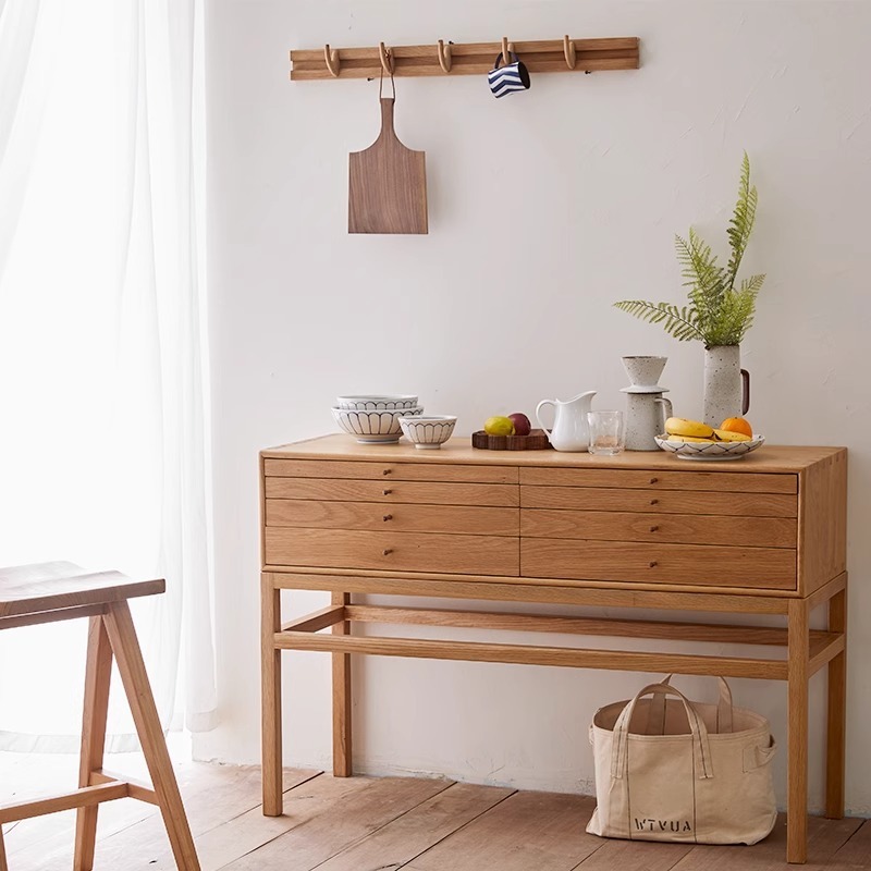 ホワイトオーク製サイドテーブル