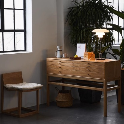 ホワイトオーク製サイドテーブル